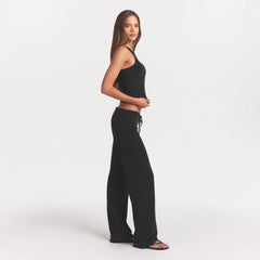 COTTON JERSEY STRAIGHT LEG PANT | SOOT