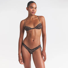 FITS EVERYBODY MICRO SKIMPY BRALETTE | UMBER LEOPARD PRINT
