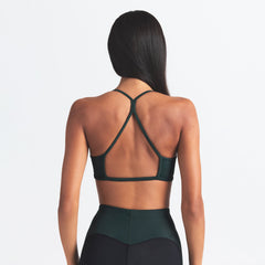 NikeSKIMS SHINE MICRO SCOOP BRA | OBSIDIAN AND DARK TEAL