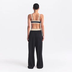 NikeSKIMS MATTE SHINE MIX STRAIGHT NECK BRA | DEEP ROYAL AND STONE