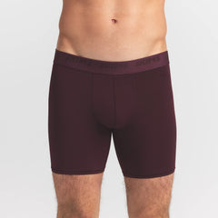 SKIMS STRETCH MENS 5" BOXER BRIEF | CURRANT