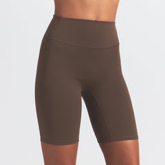 NikeSKIMS MATTE 7" BIKER SHORT | DARK SEPIA