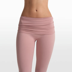 NikeSKIMS MATTE FOLDOVER SLIM FLARE LEGGING | HIMALAYAN