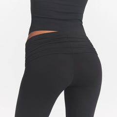 COTTON JERSEY FOLDOVER CAPRI | SOOT