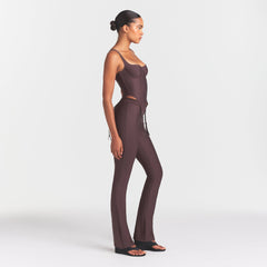 SKIMS BODY HIGH-WAISTED FLARE PANT | RAISIN
