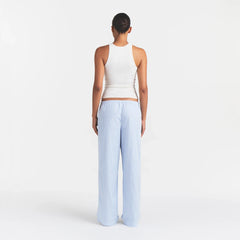COTTON POPLIN SLEEP OVERSIZED PANT | MARINA MESH STRIPE