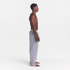 COTTON POPLIN MENS LOGO BAND SLEEP PANT | FULL MOON CHECK