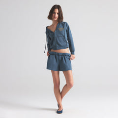 COTTON POPLIN BOXER | HARBOR