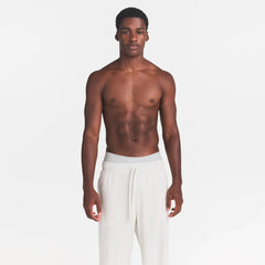 JERSEY LOUNGE MENS RELAXED STRAIGHT LEG PANT | CHALK HEATHER