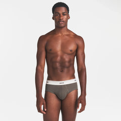 SKIMS COTTON RIB MENS BRIEF | JUNGLE