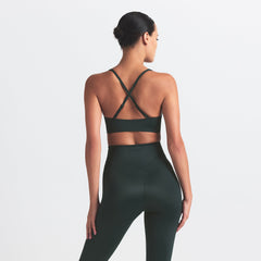 NikeSKIMS SHINE V-NECK BRA | DARK TEAL