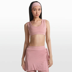 NikeSKIMS MATTE DOUBLE STRAP SCOOP BRA | HIMALAYAN