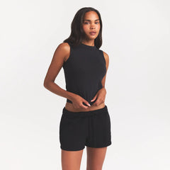 COTTON FLEECE CLASSIC SHORT | ONYX