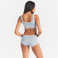 LIGHTWEIGHT COTTON LACE BOY SHORT | AIRSPACE