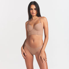 FITS EVERYBODY LOW BACK LONGLINE BRA | SIENNA