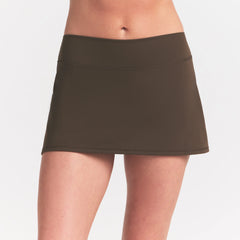 NikeSKIMS MATTE SKORT | DARK SEPIA