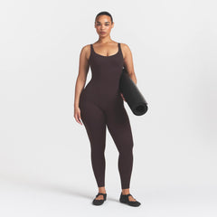 NikeSKIMS STUDIO STRETCH 29" ONE PIECE | DARK ROAST