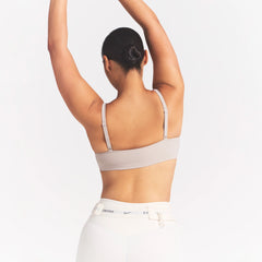 NikeSKIMS STUDIO STRETCH SEAM FRONT MICRO BRA | LINEN
