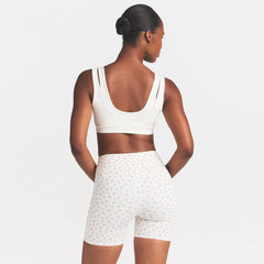 NikeSKIMS MATTE 5" BIKER SHORT | DITSY FLORAL PRINT