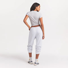 COTTON FLEECE CLASSIC JOGGER | LIGHT HEATHER GREY