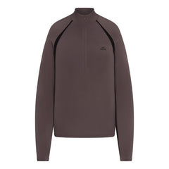 NikeSKIMS STRETCH KNIT LONG SLEEVE HALF ZIP | RESIN