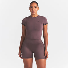 NikeSKIMS SATIN SHINE BONDED WAIST 5" BIKER SHORT | RESIN