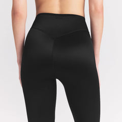 NikeSKIMS SATIN SHINE BONDED WAIST 26" LEGGING | OBSIDIAN