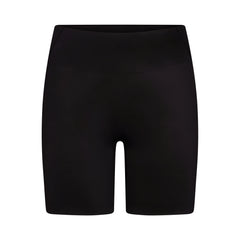 NikeSKIMS SATIN SHINE BONDED WAIST 7" BIKER SHORT | OBSIDIAN