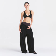 NikeSKIMS STRETCH KNIT WIDE LEG PANT | OBSIDIAN