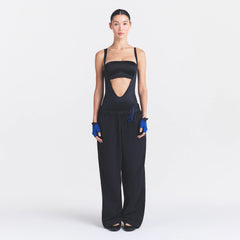 NikeSKIMS STRETCH NYLON OVERSIZED PANT | OBSIDIAN