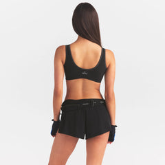 NikeSKIMS RIBBED SEAMLESS MICRO SCOOP BRA | OBSIDIAN