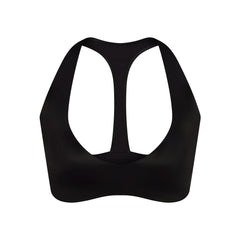 NikeSKIMS SATIN SHINE PLUNGE T-BACK BRA | OBSIDIAN