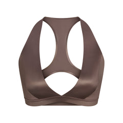 NikeSKIMS SATIN SHINE RACERBACK BRA | RESIN