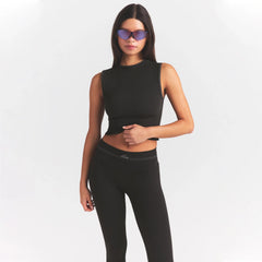 NikeSKIMS RIBBED SEAMLESS MUSCLE TANK | OBSIDIAN