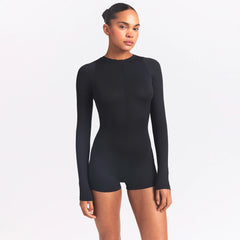 NikeSKIMS AIRY LONG SLEEVE ONE PIECE | OBSIDIAN