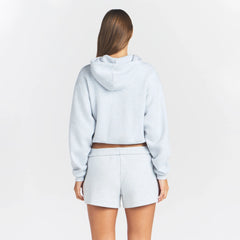 COTTON FLEECE CLASSIC HOODIE | LIGHT HEATHER GREY