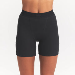 COTTON RIB BOXER | SOOT