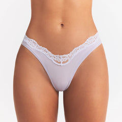 FITS EVERYBODY LACE DIPPED THONG 5-PACK | NEUTRAL DOT MULTI