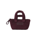TERRY MICRO TOTE KEYCHAIN | CURRANT