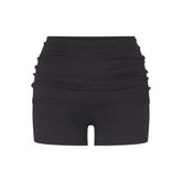 NikeSKIMS MATTE 3" FOLDOVER SHORT | OBSIDIAN