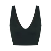 NikeSKIMS MATTE V-NECK BRA TOP | DARK TEAL