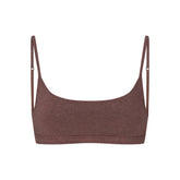EVERYDAY COTTON SCOOP BRALETTE | COCOA HEATHER