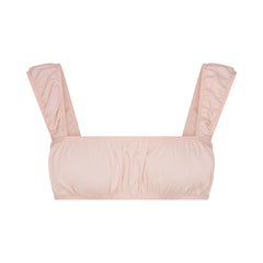 POPLIN APPAREL BRALETTE | DUSTY PINK