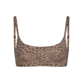 FITS EVERYBODY SCOOP BRALETTE | DESERT LEOPARD INK PRINT