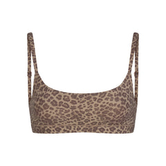 FITS EVERYBODY SCOOP BRALETTE | DESERT LEOPARD INK PRINT