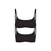 FITS EVERYBODY SCOOP BRALETTE 2-PACK | ONYX
