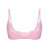 FITS EVERYBODY LACE SCOOP BRALETTE | BUBBLE GUM TONAL