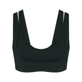 NikeSKIMS MATTE DOUBLE STRAP SCOOP BRA | DARK TEAL