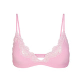 FITS EVERYBODY LACE TRIANGLE BRALETTE | BUBBLE GUM TONAL