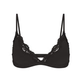 FITS EVERYBODY LACE TRIANGLE BRALETTE | ONYX